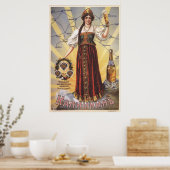 Vintage kaiserliche russische Werbung Poster (Küche)