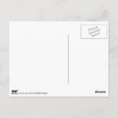 Vintage Kakaobohnenkarte Postkarte (Rückseite)