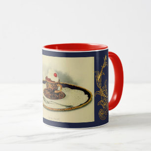 Vintage Kakaochintz-Tasse Sauce elegante heiße Cho Tasse
