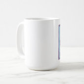 Vintage-Kakaoschokoladen-Etikett Schneemann Tee- o Kaffeetasse (Vorderseite Links)
