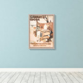 Vintage Kakaowerbung von Cadbury Leinwanddruck (Insitu (Holzboden))