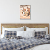 Vintage Kakaowerbung von Cadbury Leinwanddruck (Insitu (Schlafzimmer))