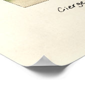 Vintage Kaktus-Illustration Poster (Ecke)