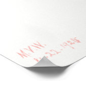 Vintage Kaktus-Illustration Poster (Ecke)