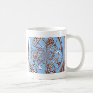 Vintage-Kaleidoskop-Kunst drucken Kaffeetasse