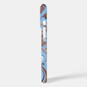 Vintage Kaleidoskop-Kunstdruckkunst Case-Mate iPhone Hülle (Rückseite / Links)