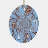 Vintage Kaleidoskop-Kunstdruckkunst Keramikornament (Rechts)