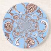 Vintage Kaleidoskop-Kunstdruckkunst Untersetzer (Vorne)