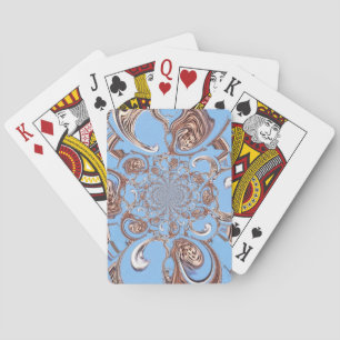 Vintage-Kaleidoskop-Kunstposter Spielkarten