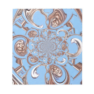 Vintage-Kaleidoskop-Kunstprint Notizblock