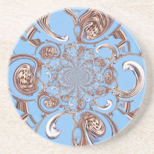Vintage-Kaleidoskop-Kunstprint Untersetzer
