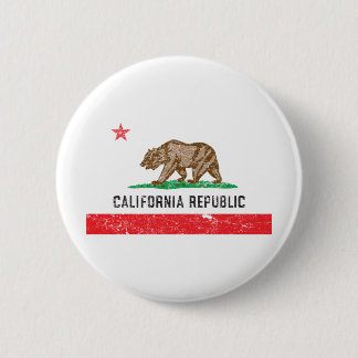 Vintage Kalifornien-Flagge Button