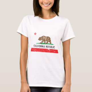Vintage Kalifornien-Flagge T-Shirt