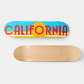 Vintage Kalifornien-Logo-Skate-Plattform Skateboard (Horizontal)