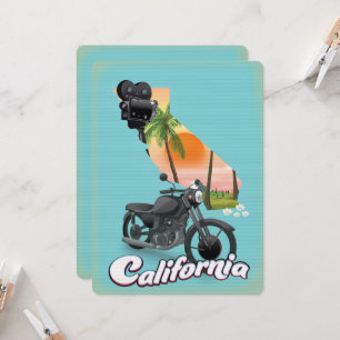 Vintage-Kalifornien-Reiseplakat
