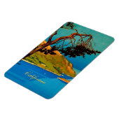 Vintage kalifornische Küstenreise Magnet (Linke Seite)