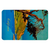 Vintage kalifornische Küstenreise Magnet (Horizontal)