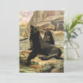 Vintage kalifornische Seelöwen von CE Swan (Stehend Vorderseite)