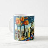 Vintage kalifornische Tasse (Vorderseite Links)