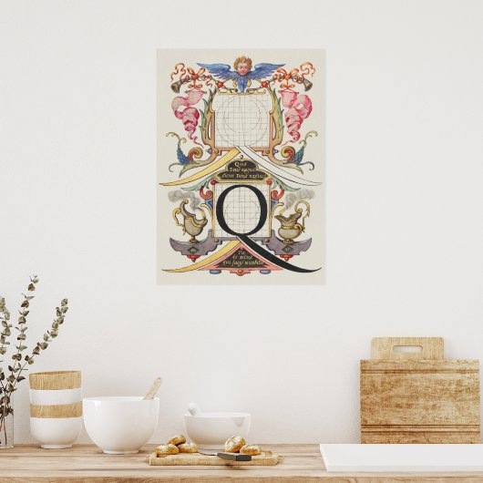 Vintage Kalligrafie Poster (Küche)