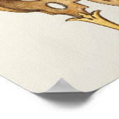 Vintage Kalligrafie Poster (Ecke)