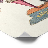 Vintage Kalligrafie Poster (Ecke)