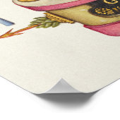 Vintage Kalligrafie Poster (Ecke)