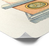 Vintage Kalligrafie Poster (Ecke)