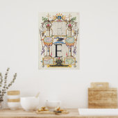 Vintage Kalligrafie Poster (Küche)