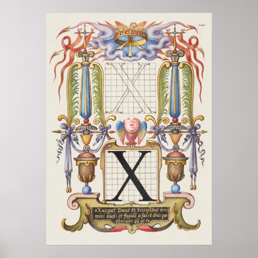 Vintage Kalligrafie Poster (Vorne)