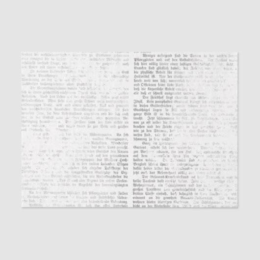 Vintage Kalligrafie Seidenpapier (Vorderseite)