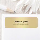 Vintage Kalligrafie Text Gold Template Classic (Insitu)