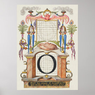 Vintage Kalligraphie Poster