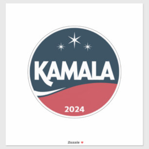 Vintage Kamala Harris 2024 Für die Präsidentschaft Aufkleber