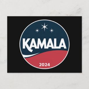 Vintage Kamala Harris 2024 Für die Präsidentschaft Postkarte