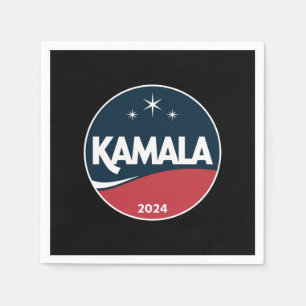Vintage Kamala Harris 2024 Für die Präsidentschaft Serviette