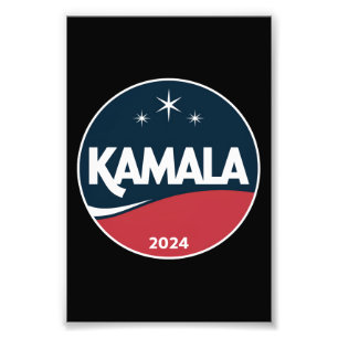 Vintage Kamala Harris 2024 Für Präsident Wahlen Fotodruck