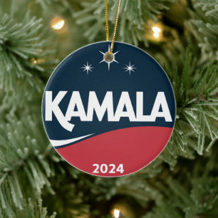 Vintage Kamala Harris 2024 Für Präsidentin Wahl Keramik Ornament