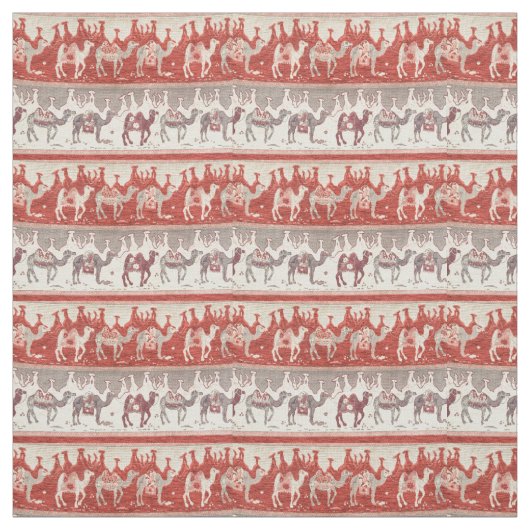 Vintage Kamelbahnausdrucke und Kamelmuster Stoff (Muster)