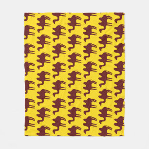 Vintage Kamele: Wüste Inspiriert Muster. Fleecedecke