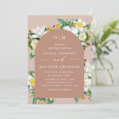 Vintage Kamelie. Blütenrosa Blumenzarge QR Einladung (Stehend Vorderseite)