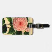 Vintage Kamelie Gepäckanhänger (Vorderseite horizontal)
