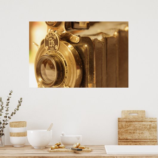 Vintage Kamera 2 Poster (Küche)