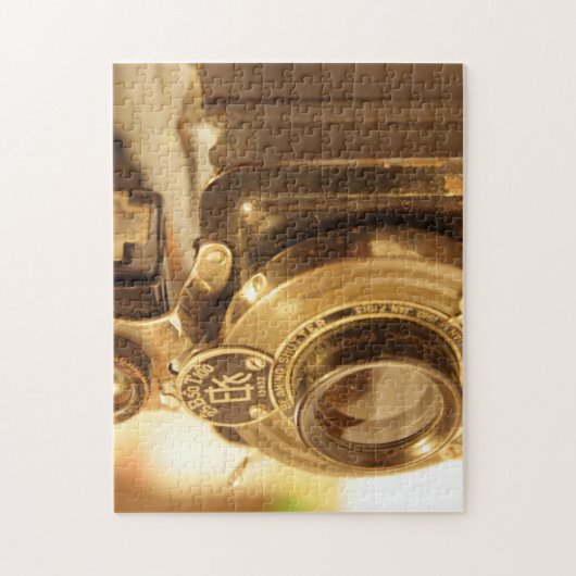 Vintage Kamera 2 Puzzle (Vertikal)