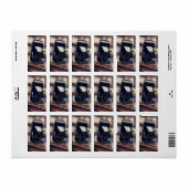 Vintage Kamera Adressaufkleber (Vorne)