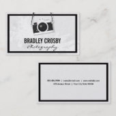 Vintage Kamera ändern Visitenkarte (Vorne/Hinten)