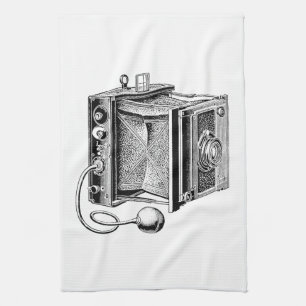 Vintage Kamera - antike Kamera-Fotografie Handtuch