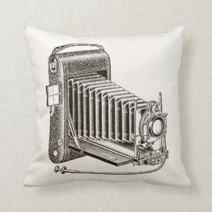 Vintage Kamera - antike Kamera-Fotografie Retro Kissen