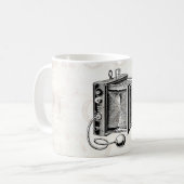 Vintage Kamera - antikes Kaffeetasse (Vorderseite Links)