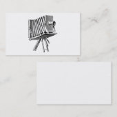 Vintage Kamera - antikes Visitenkarte (Vorne/Hinten)